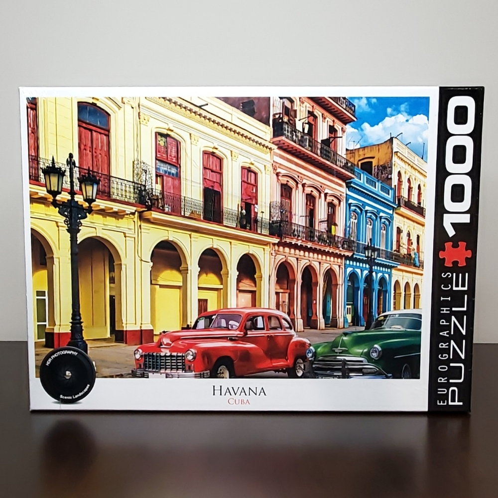 Eurographics "Havana Cuba" 1000 Piece Jigsaw Puzzle (Brand New In Box - Sealed)